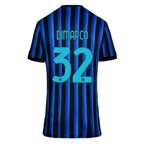 Dres Inter Milan Federico Dimarco #32 Domaci za Žensko 2025-26 Kratak Rukav